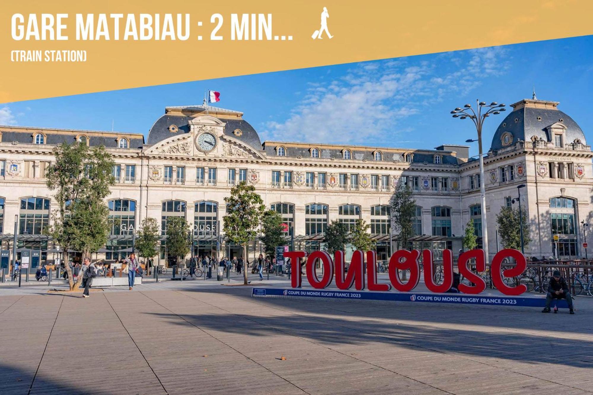 Apartmán Moderne - Centre - Gare Matabiau Toulouse Exteriér fotografie